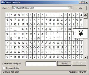 non-ASCII Unicode Characters