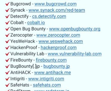 List of BugBounty & Croudsource Platforms